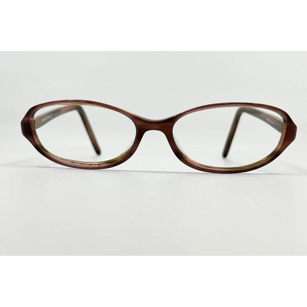 Adrienne Vittadini Eyeglasses Womens Brown AV7023 637 Oval Frames 53-15-140